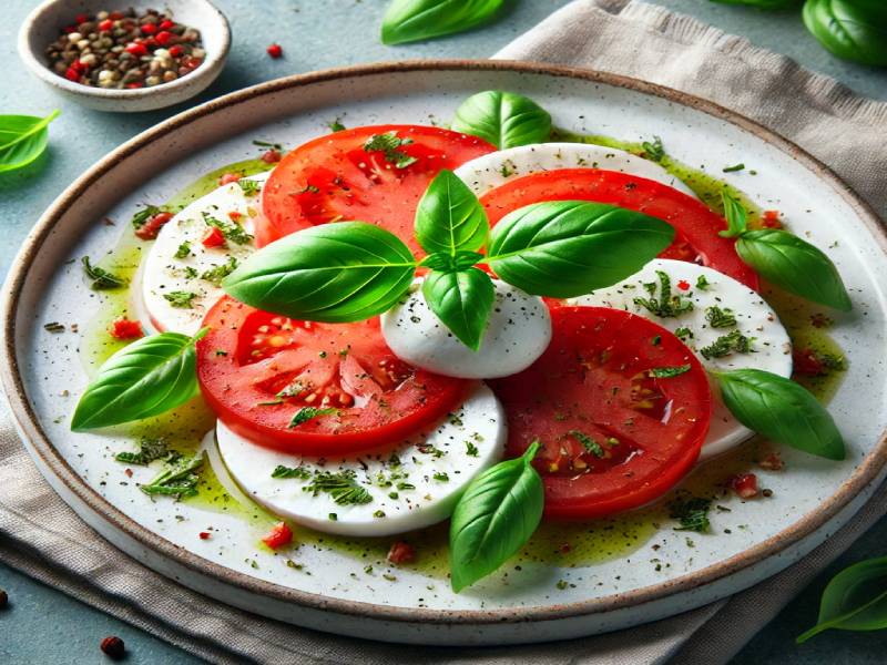 tomate mozza basilic